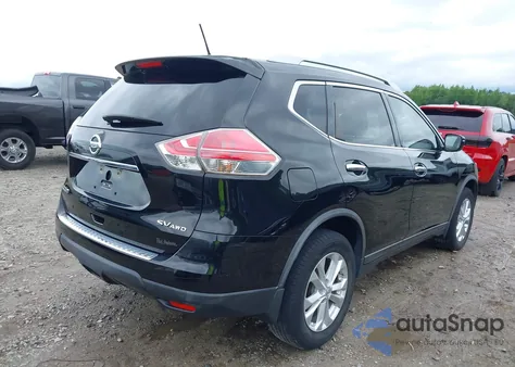 2016 Nissan Rogue Sv z USA, uszkodzony, nr VIN KNMAT2MVXGP622779
